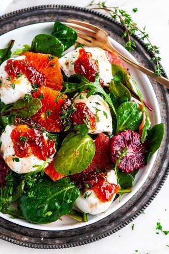 Holiday Citrus & Burrata Salad