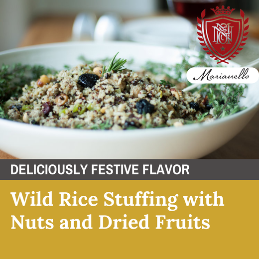 Wild Rice Stuffing with Nuts and Dried Fruits